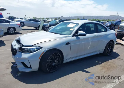2020 BMW M2 Competition z USA, uszkodzony, nr VIN WBS2U7C07L7E98349